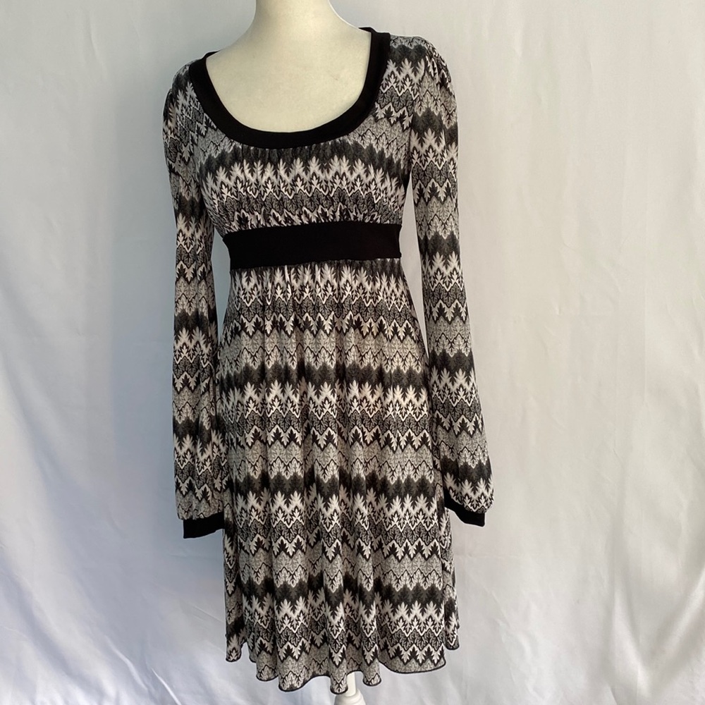 ❤️3/$30 Miss Bison Black and White Dress